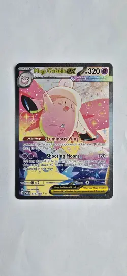 Pokemon TCG 119/088 Mega Clefable Ex SIR Perfect Order Pack Fresh Near Mint - Image 1