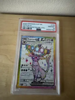 PSA 10 Espeon EX #175 2025 Pokemon SVP EN-SV Black Star Promo PSA 10 GM MNT - Image 1