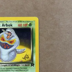 Dark Arbok 19/82 Pokemon TCG W Stamped Regular 2000 promo - Image 3