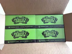 Pokemon Center Mega Evolution Perfect Order Elite Trainer Box ETB New & Sealed - Image 1