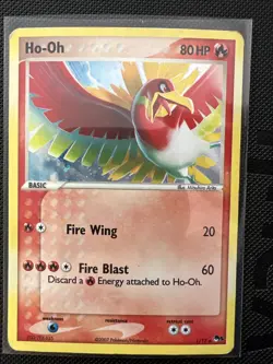 Pokemon TCG Ho-oh POP Series Promos 5 1/17 Holo Rare - Image 1