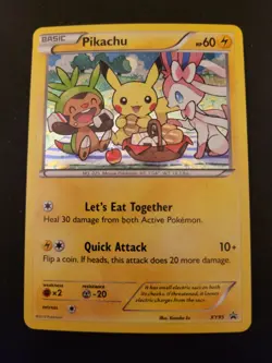Pikachu Pokemon XY Black Star Promo XY95 - Image 1