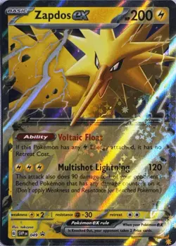 Zapdos ex 049 Holo Promo Scarlet & Violet Promo Pokemon Near Mint - Image 1