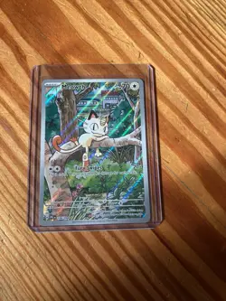 Meowth 106/094 Pokemon TCG Phantasmal Flames Illustration Rare Near Mint - Image 1