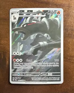 Pokemon Houndoom 066/064 Shrouded Fable Illustration Rare Full Art - Image 1