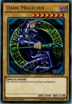 Yugioh Dark Magician DUSA-EN100 1st Edition Ultra Rare NM - Image 1