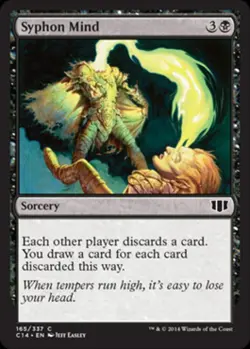 Syphon Mind - Light Play MTG Commander 2014 Edition - Image 1