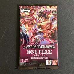 One Piece A Fist Of Divine Speed OP-11 - 6 Booster Pack Lot Direct From Bandai! - Image 3