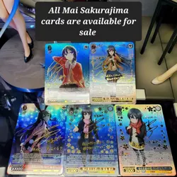 DIY Weiss Schwarz Mai Sakurajima Rascal Does Not Dream Signed SBY/W114-047 ABR - Image 3