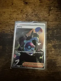 Pokemon TCG Penny Paldean Fates Trainer Holo Card 239/091 - Image 1