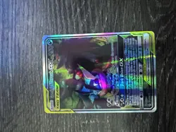 Pokemon TCG Greninja & Zoroark Tag Team GX Full Art Holo Card 201/214 - Image 1