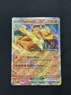 Charizard ex 006/165 Scarlet & Violet 151 Double Rare 330 HP Holo Pokemon Card - Image 1