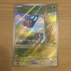 Tangela 178/165 151 Pokemon TCG Card Illustration Full Art Rare Holo S&V ENG - Image 1
