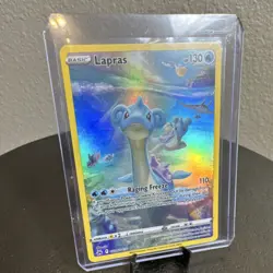 Pokemon Lapras Full Art Ultra Rare Holo GG05/GG70 Crown Zenith Galarian Gallery - Image 1