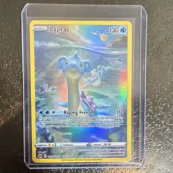 Pokemon Lapras Full Art Ultra Rare Holo GG05/GG70 Crown Zenith Galarian Gallery - Image 3