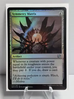 1x Symmetry Matrix - Foil MTG The Brothers' War NM Magic Foil X 1 - Image 1