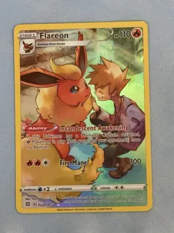 Pokemon TCG Flareon TG01/TG30 Trainer Gallery Rare Holo - Image 1