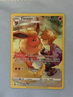 Pokemon TCG Flareon TG01/TG30 Trainer Gallery Rare Holo - Image 3