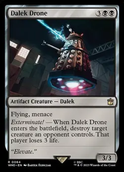 Dalek Drone - Doctor Who Commander MTG Near Mint - Image 1