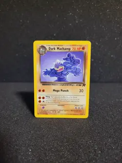Pokemon Karte Dark Machamp - 27/82 Team Rocket Set Dunkles Machomei - Image 1