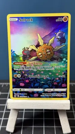 Pokemon Solrock GG15/GG70 Crown Zenith: Galarian Gallery Ultra Rare NM - Image 1