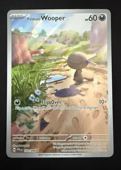 Pokemon Paldean Wooper 102/094 Me02: Phantasmal Flames Holo - Image 1