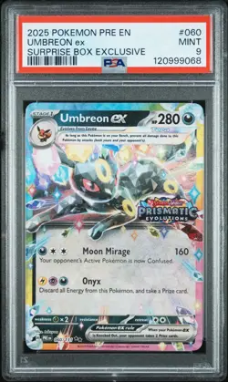 Pokemon TCG Umbreon EX (Stamped) 60/131 Double Rare Prismatic Evolutions - Image 1