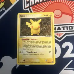 Pokemon TCG Ditto Pikachu 39/113 EX Delta Species 2005 - Image 1