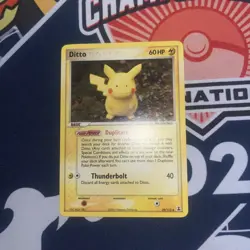 Pokemon TCG Ditto Pikachu 39/113 EX Delta Species 2005 - Image 2