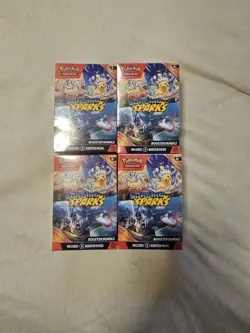 Pokemon Surging Sparks Booster Bundle Factory Sealed (x4) - Image 1
