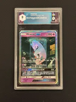 carta pokemon Mewtwo Gx 78/73 ITA Graad 9 Mint - Image 1