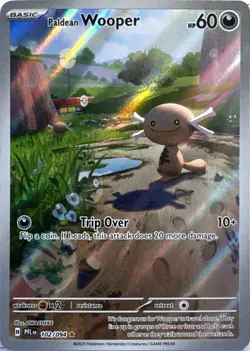 Paldean Wooper 102/094 Illustration Rare Phantasmal Flames Pokemon Near Mint - Image 1