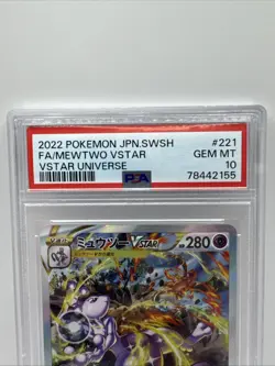 PSA 10 Charizard VSTAR 212/172 Mewtwo VSTAR 221/172 SAR Universe Japan Pokemon - Image 3