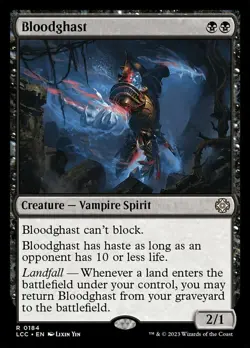 Mint/Near-Mint, English - 1 x MTG Bloodghast Commander: The Lost Caverns of Ixal - Image 1