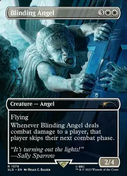 Mint/Near-Mint, English - 1 x MTG Blinding Angel - 1379 - Foil Secret Lair Drop - Image 1