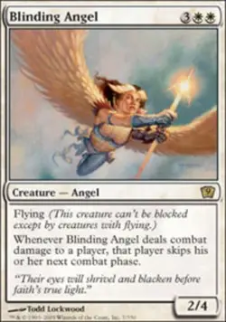 Slightly Played, English - 1 x MTG Blinding Angel Ninth Edition - Image 1