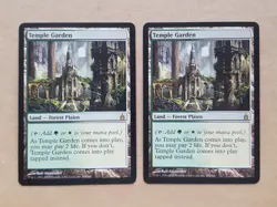 4 Temple Garden Ravnica City Of Guilds MTG Magic The Gathering Cards See Photos - Image 4