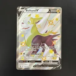 Boltund V SWSH085 - Holo Promo Full Art Black Star Promo Pokemon Card - Image 1