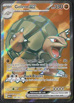 Golem ex 189/165 Sv: Scarlet & Violet 151 Holo - Pokemon Card - Image 1