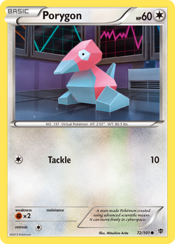 Porygon 72/101 Common | Plasma Blast | Pokemon Card - Image 1