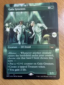 1x Gala Greeters FOIL BOX TOPPER Streets of New Capenna Magic the Gathering NM - Image 1