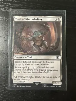 MTG Troll of Khazad-dum Universes Beyond: Lord of the Rings Regular Common 111 - Image 1