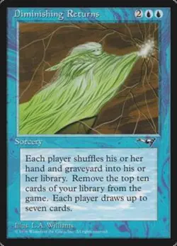 1 MTG NM English Diminishing Returns - Alliances - Image 1