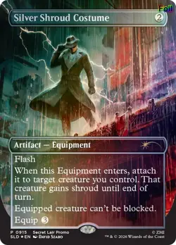 Silver Shroud Costume Foil 915 Secret Lair Drop Series NM EN - Image 1