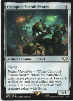 MTG: Warhammer 40,000: Canoptek Scarab Swarm: Lightly Played Condition - Image 1