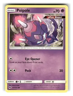 Poipole 107/214 Common Lost Thunder Pokemon Near Mint - Image 1