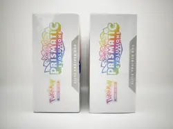 LOT OF 2 Pokemon TCG Scarlet & Violet Prismatic Evolutions Elite Trainer Box ETB - Image 5