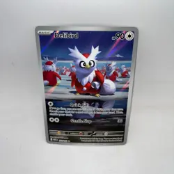 Delibird 152/132 Illustration Rare Mega Evolution Pokemon Holo Near Mint - Image 1