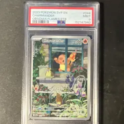 Pokemon Charmander #044 Scarlet & Violet Promo Holo 2023 PSA 9 - Image 1