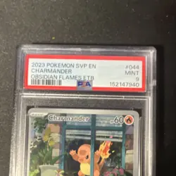 Pokemon Charmander #044 Scarlet & Violet Promo Holo 2023 PSA 9 - Image 2